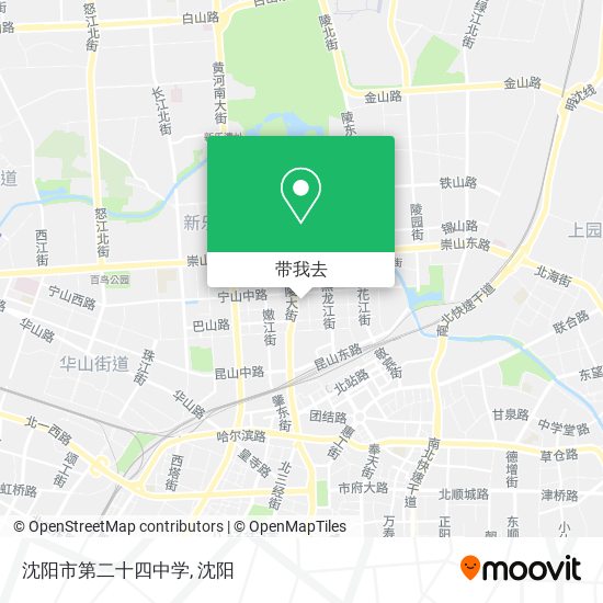 沈阳市第二十四中学地图