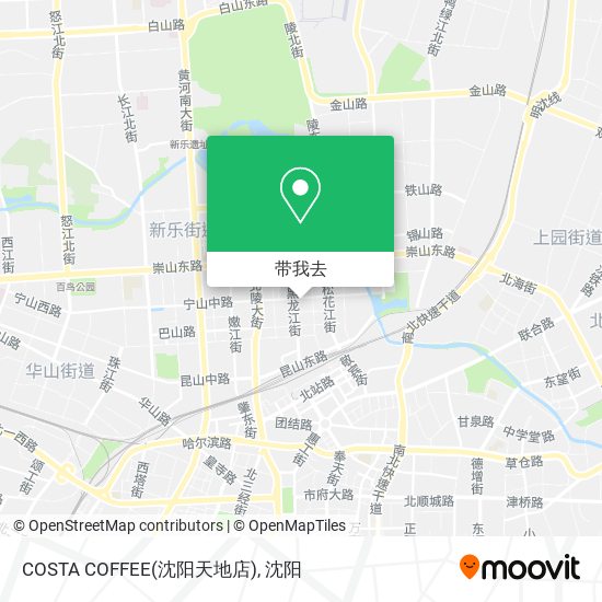 COSTA COFFEE(沈阳天地店)地图