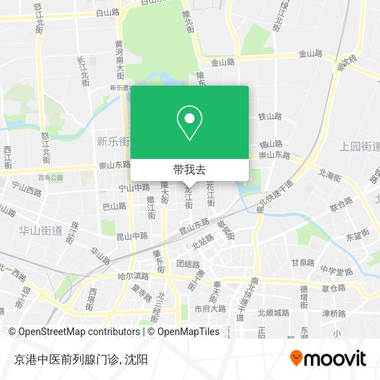 京港中医前列腺门诊地图