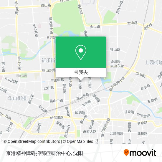 京港精神障碍抑郁症研治中心地图