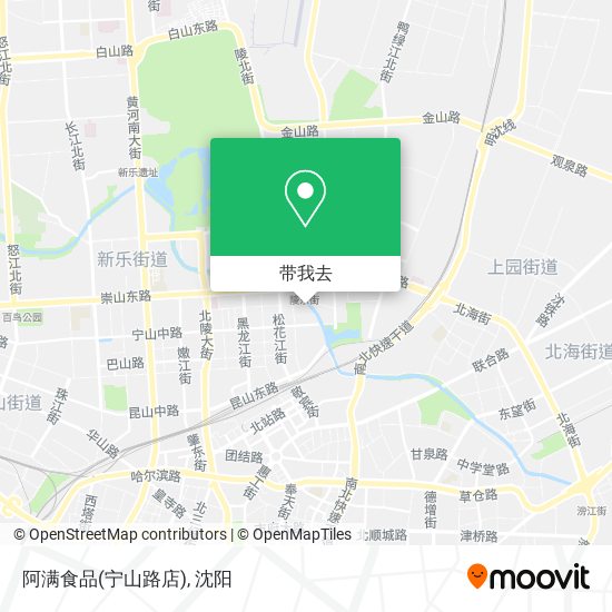 阿满食品(宁山路店)地图