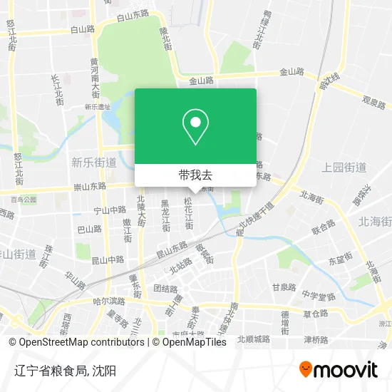 辽宁省粮食局地图