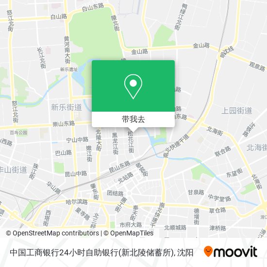 中国工商银行24小时自助银行(新北陵储蓄所)地图