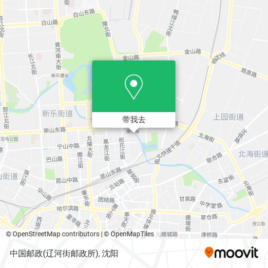 中国邮政(辽河街邮政所)地图