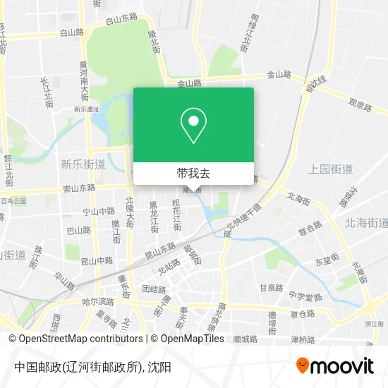 中国邮政(辽河街邮政所)地图