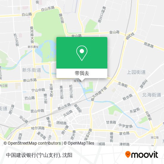 中国建设银行(宁山支行)地图