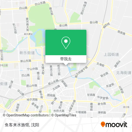 鱼客来水族馆地图