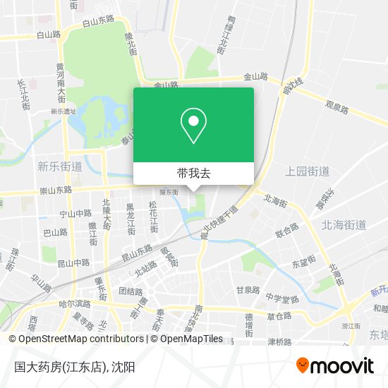 国大药房(江东店)地图
