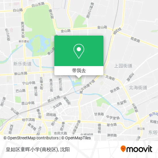 皇姑区童晖小学(南校区)地图