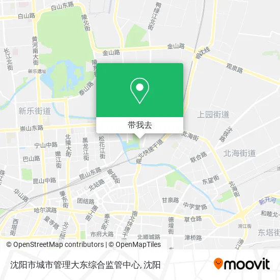 沈阳市城市管理大东综合监管中心地图