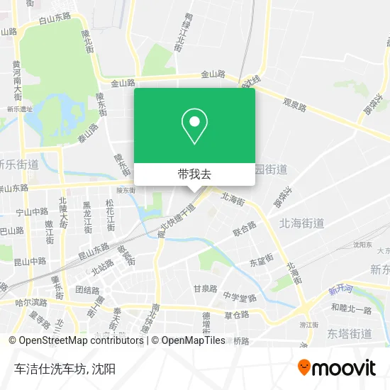 车洁仕洗车坊地图