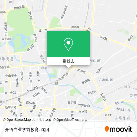 开悟专业学前教育地图