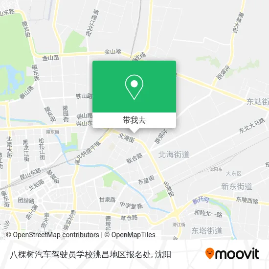 八棵树汽车驾驶员学校洮昌地区报名处地图