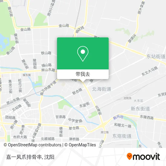 嘉一凤爪排骨串地图