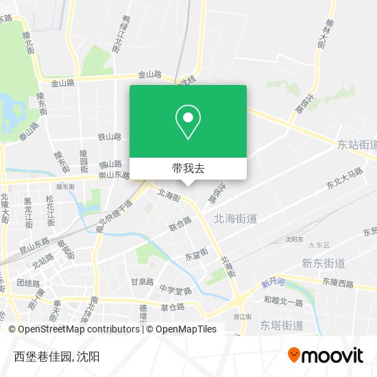 西堡巷佳园地图