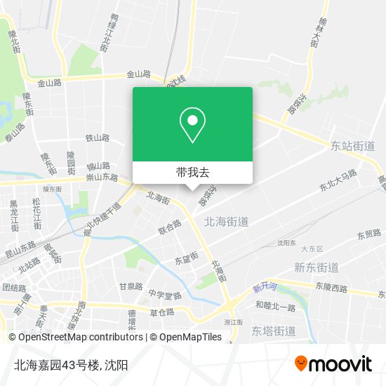 北海嘉园43号楼地图