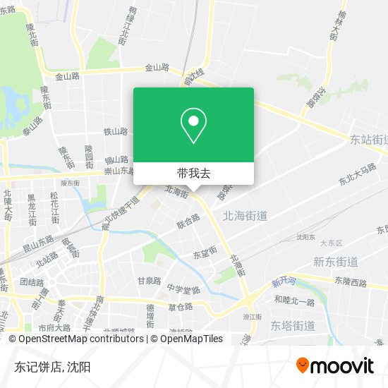 东记饼店地图