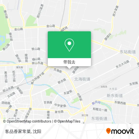 客品香家常菜地图