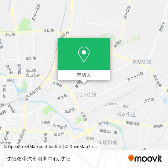 沈阳双牛汽车服务中心地图