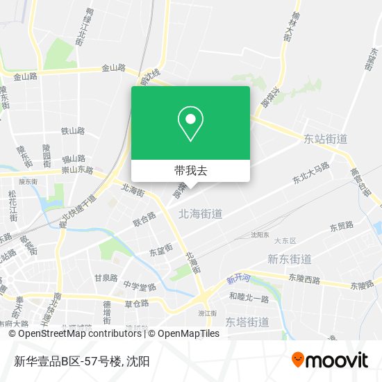 新华壹品B区-57号楼地图