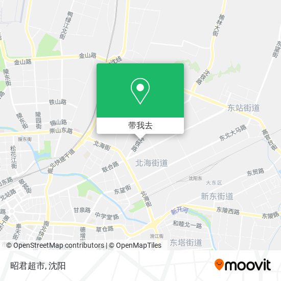 昭君超市地图