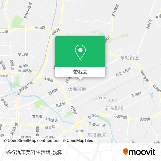 畅行汽车美容生活馆地图