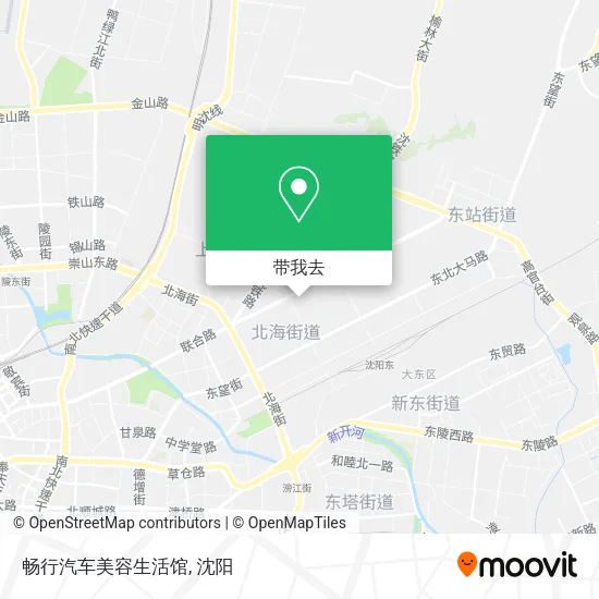 畅行汽车美容生活馆地图