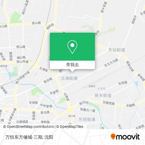 万恒东方俪城-三期地图