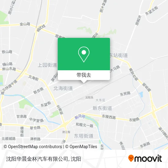 沈阳华晨金杯汽车有限公司地图
