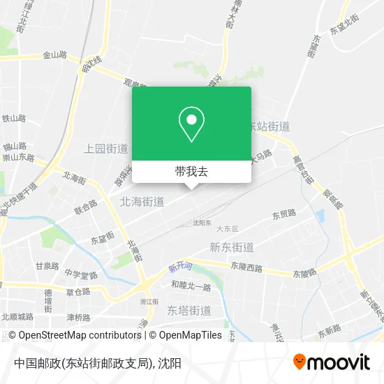 中国邮政(东站街邮政支局)地图