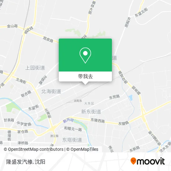 隆盛发汽修地图