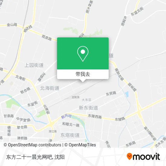 东方二十一晨光网吧地图