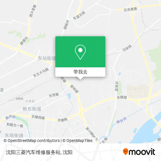 沈阳三菱汽车维修服务站地图