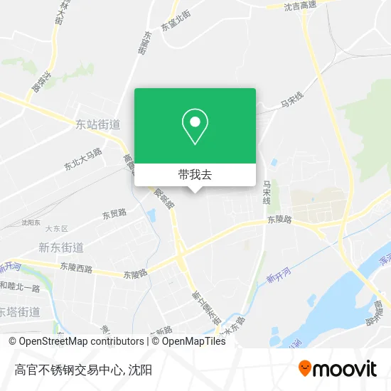 高官不锈钢交易中心地图