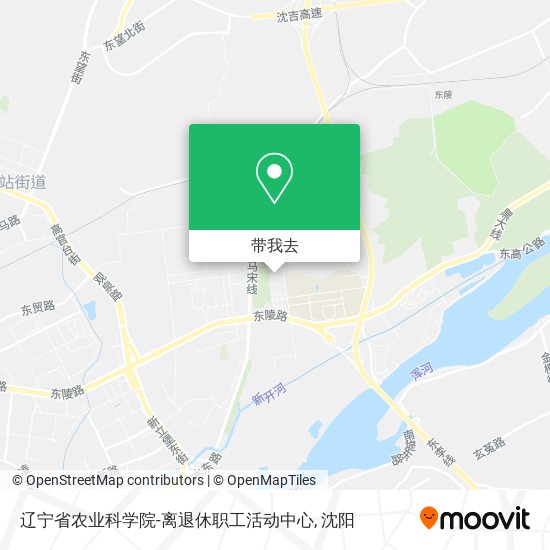 辽宁省农业科学院-离退休职工活动中心地图