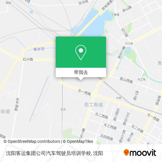 沈阳客运集团公司汽车驾驶员培训学校地图