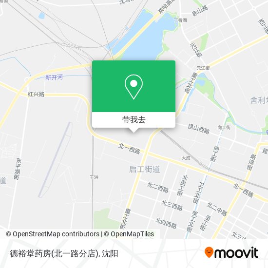 德裕堂药房(北一路分店)地图