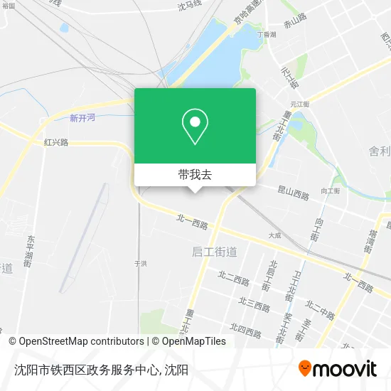 沈阳市铁西区政务服务中心地图