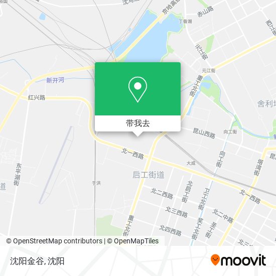 沈阳金谷地图