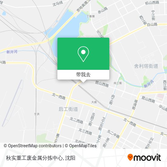 秋实重工废金属分拣中心地图