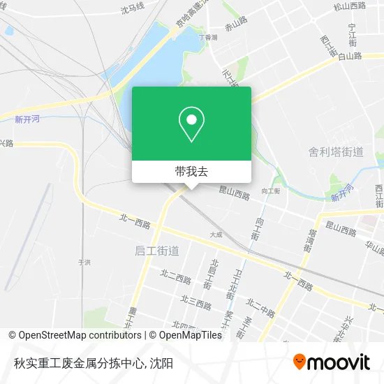 秋实重工废金属分拣中心地图