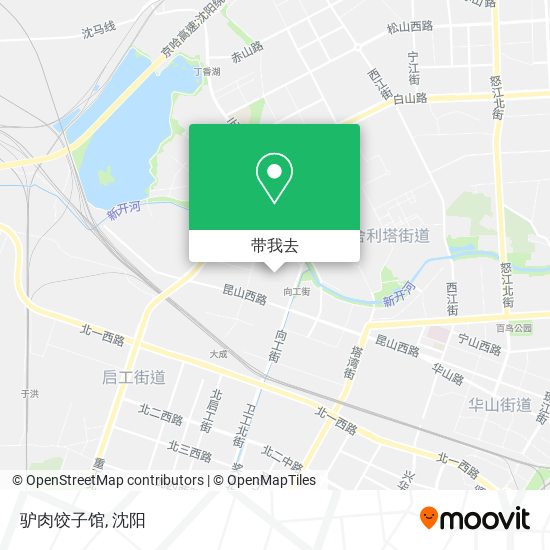 驴肉饺子馆地图
