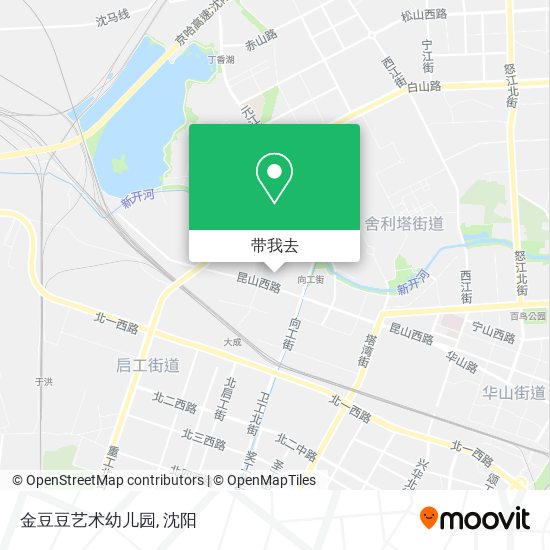 金豆豆艺术幼儿园地图