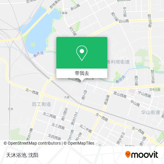 天沐浴池地图