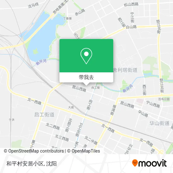 和平村安居小区地图