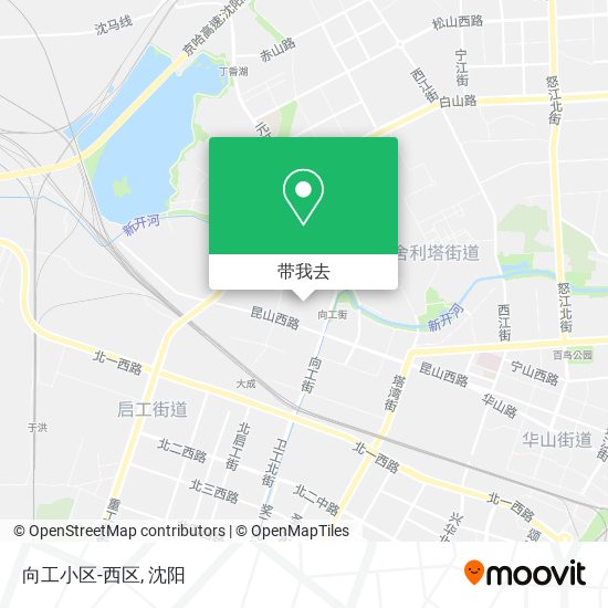 向工小区-西区地图