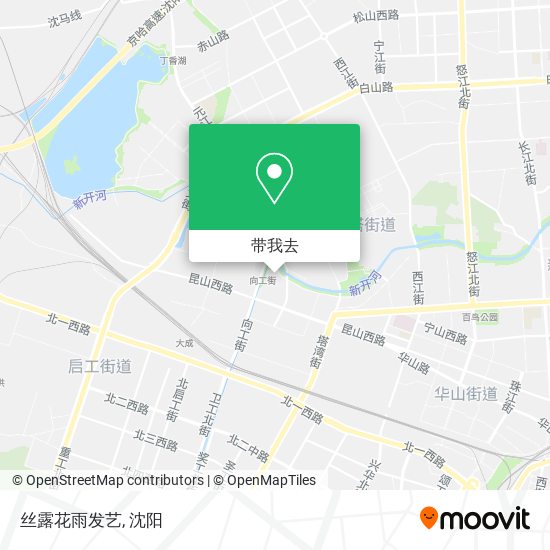 丝露花雨发艺地图