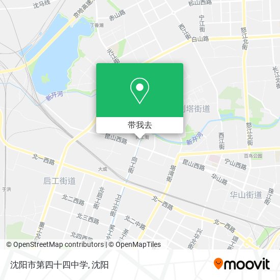 沈阳市第四十四中学地图