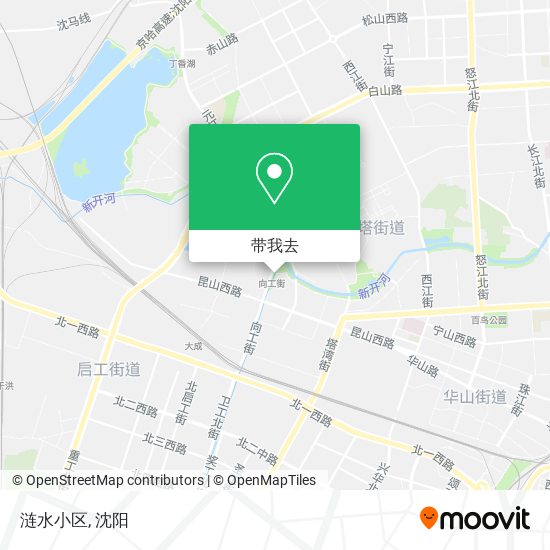 涟水小区地图