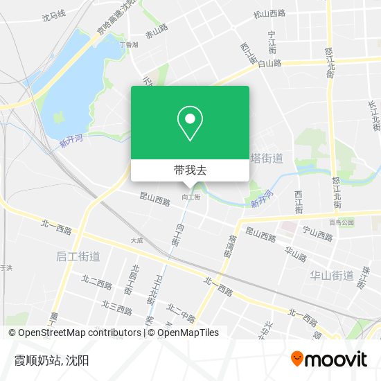霞顺奶站地图
